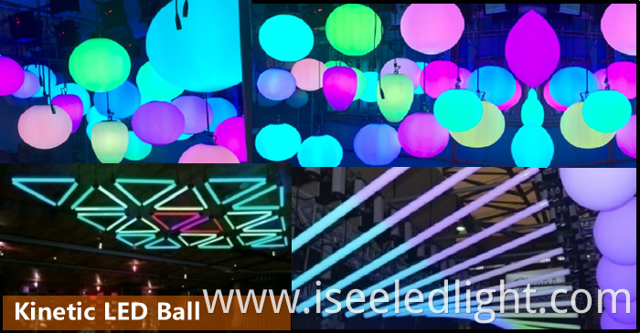 Kinetic LED Ball stage
